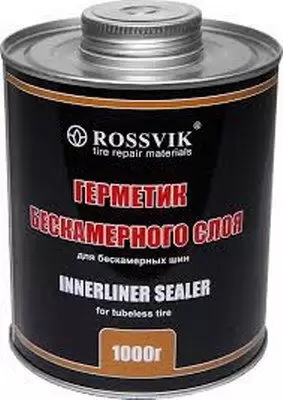 Герметик бескамерного слоя (1л) с кистью (Rossvik) - Авторота Герметик бескамерного слоя (1л) с кистью (Rossvik) - Авторота