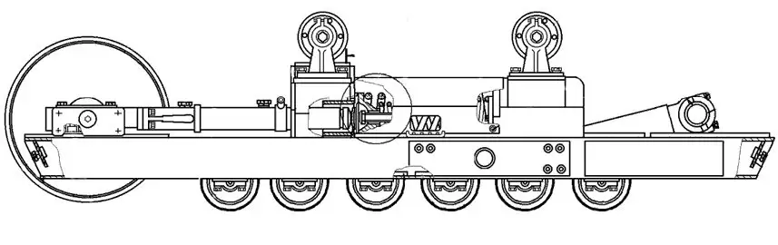 Бульдозер ЧТЗ Б10 ходовая часть.jpg