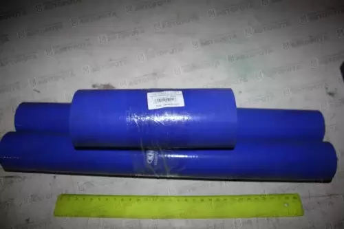 Патрубок радиатора СуперМАЗ син. силикон (к-т 3шт) 6422-1303023/025 (КМД) - Авторота