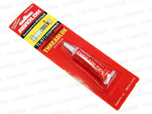 Фиксатор резьбы ABRO (6мл) красный высокотемп. - Авторота