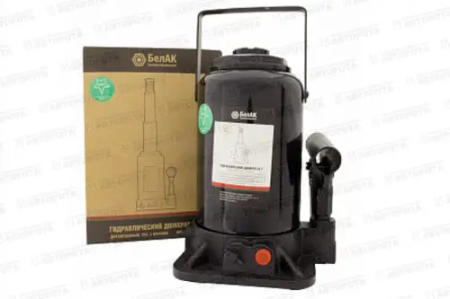 Домкрат гидравлический 20т двухплунжерный 20049 (БелАК) - Авторота