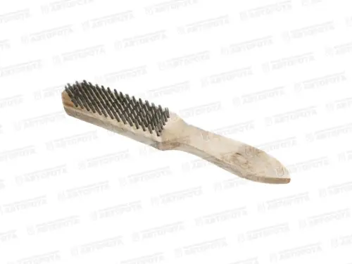 Щетка по металлу 6-рядная ручка деревянная 748265 (Sparta) - Авторота