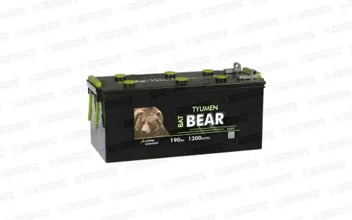 Аккумулятор 6СТ-190 Тюмень Медведь конус - Авторота