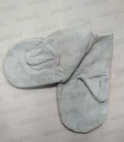 Краги спилковые рукавица, кожевенный спилок, без подклада - Авторота