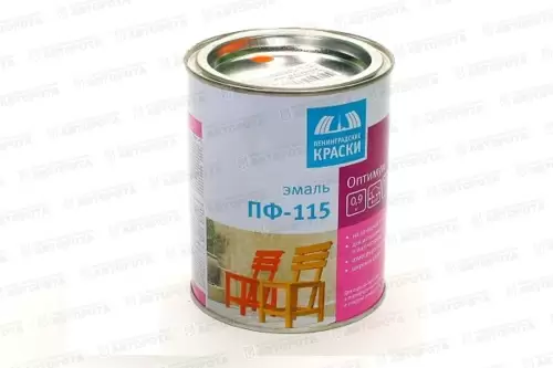Эмаль ПФ-115 (0,9кг) оранжевая (Оптимум) - Авторота