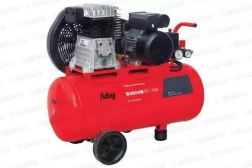 Компрессор воздушный электрический с ресивером FUBAG B 3600B 220В 360л/мин (рес-р 50л) - Авторота
