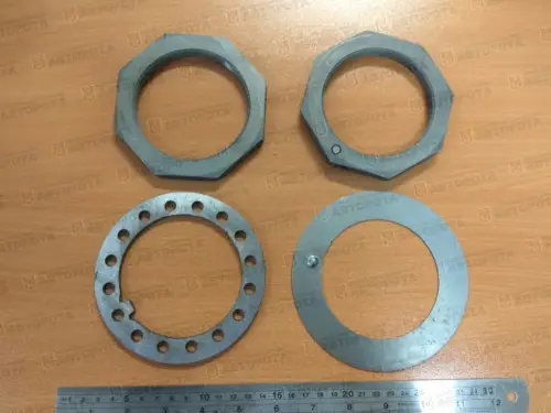 Гайка подшипника ступицы для а/м КАМАЗ (комплект 4шт) 4310-3103076/79/81/82 (Россия) - Авторота