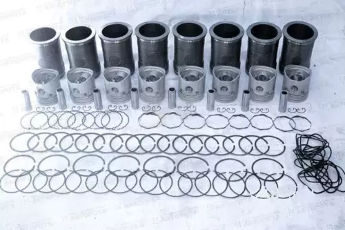 Поршневая группа ЗИЛ 130-1000108 (поршнекомплект) (Волгоград) (Г+П+п/п+у/к) - Авторота