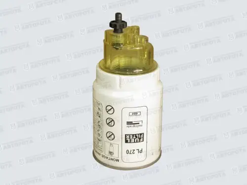 Фильтр топливный для а/м КАМАЗ ЕВРО-2 PL-270Х с колбой (CN) - Авторота