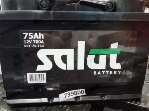 Аккумулятор 6СТ- 75 LA SALUT Ca+ - Авторота