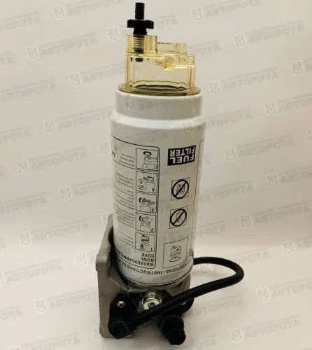 Фильтр топливный для а/м КАМАЗ ЕВРО-2 PRELINE-420 с подогревом и датчиком воды (CN) - Авторота