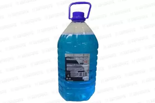 Жидкость стеклоомывателя низкотемпературная Зимний Стандарт -10°С (4л) - Авторота