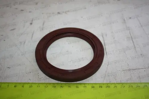 Манжета  75х102х10х12 коленчатого вала УРАЛ передняя двигателя для а/м КАМАЗ, УРАЛ 740-1005034 (прав. фтор) (ВРТ) - Авторота