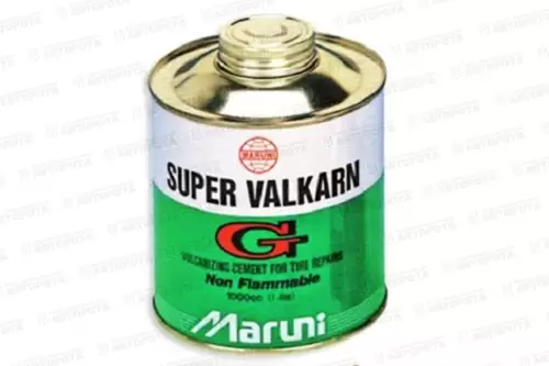 Клей самовулканизирующийся Maruni КРС-1000 (1кг) Super Valkarn с кистью (Япония) - Авторота