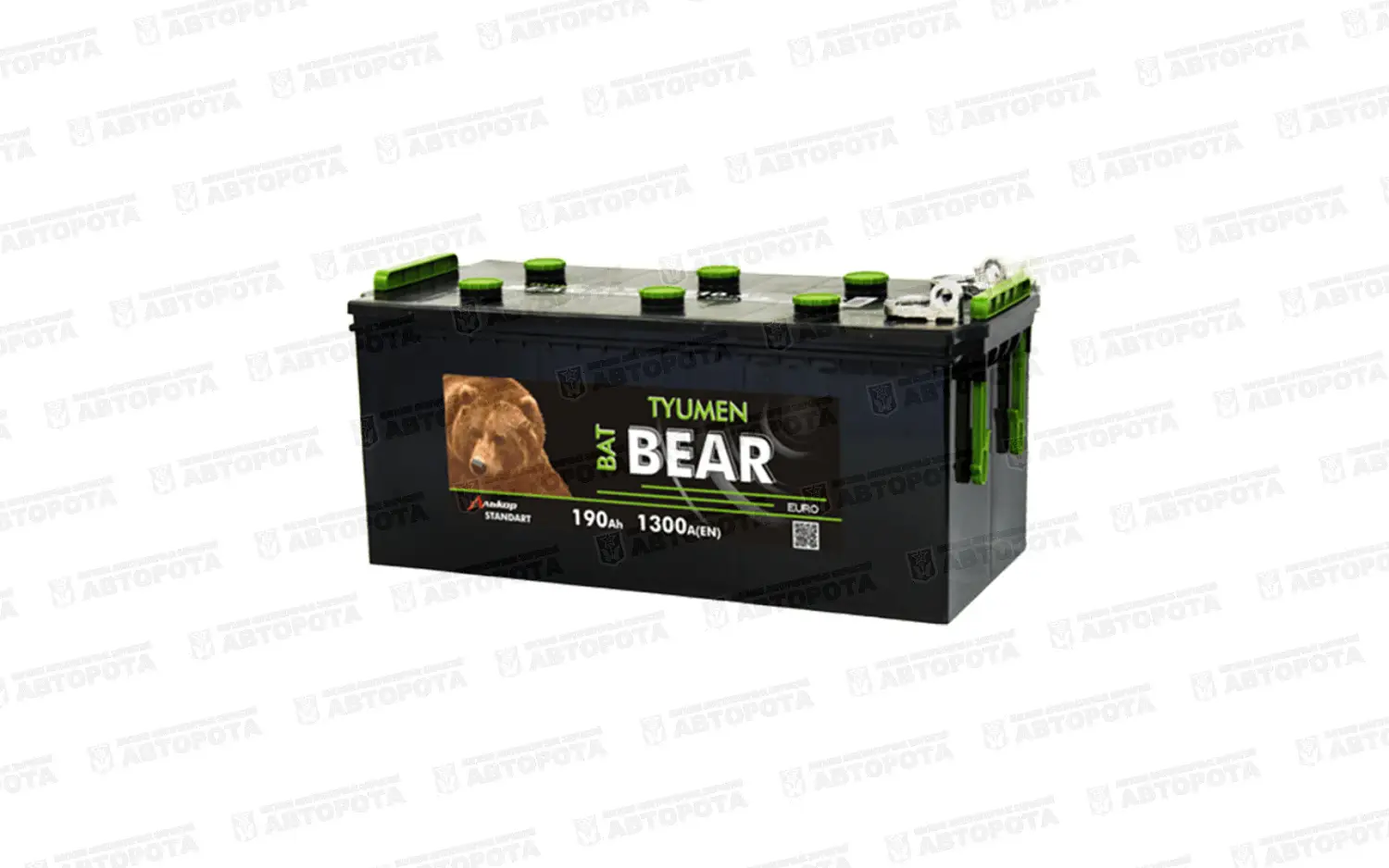 Аккумулятор 6СТ-190 Тюмень Медведь конус - Авторота