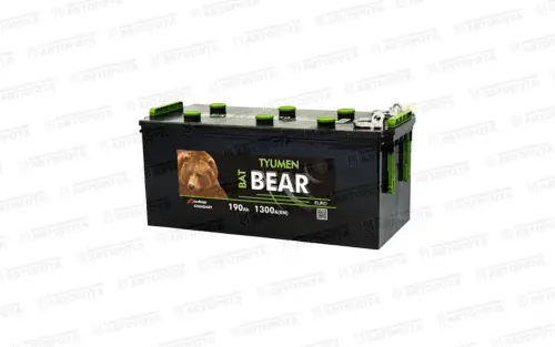 Аккумулятор 6СТ-190 Тюмень Медведь конус - Авторота