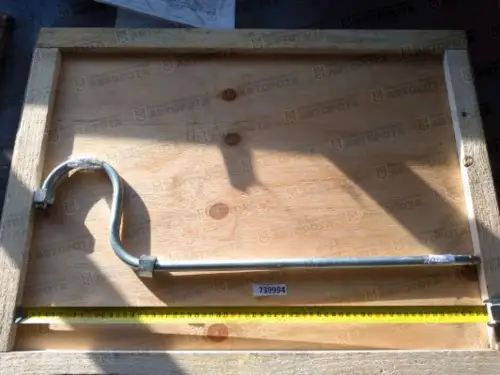 Трубка для а/м КАМАЗ компрессора (800мм) стальная ЕВРО 6520-3506190 - Авторота