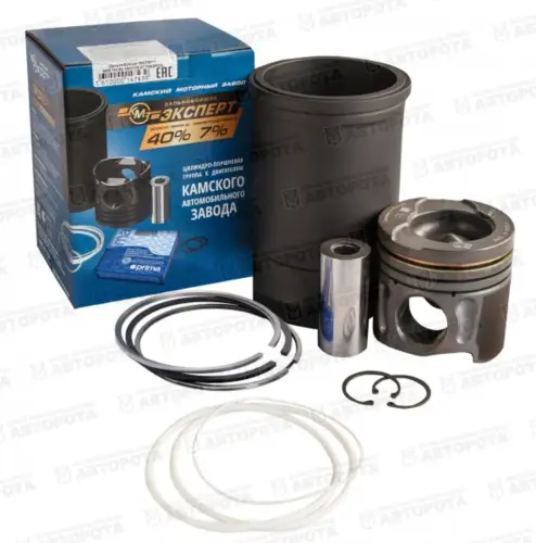 Поршневая группа для а/м КАМАЗ 740.60-1000128-07 (поршнекомплект) Дальнобой (Г+П+п/п+п/к+у/к+ст/к) (КМЗ) - Авторота