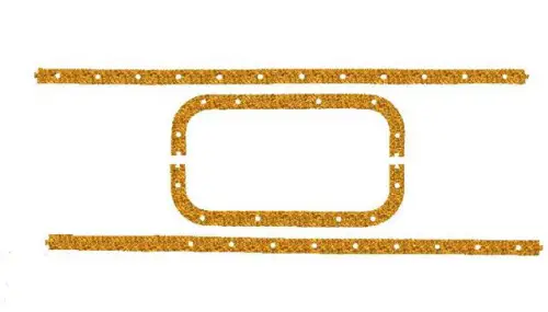 Прокладка ЯМЗ-238 поддона пробковая 238-1009040 (ЯЗТО) - Авторота