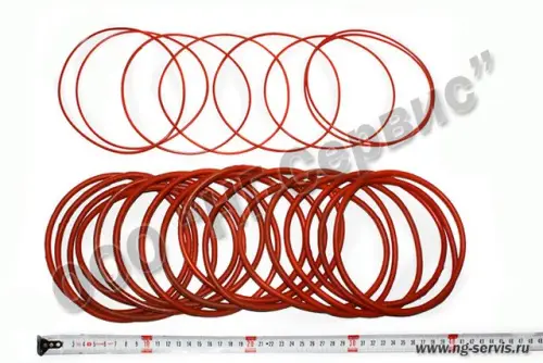 Кольцо уплотнительное для а/м КАМАЗ гильзы (силикон) (моторокомплект) 7405-1002001 (ВТМ) - Авторота