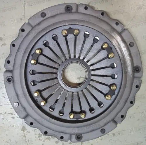 Диск сцепления нажимной ЯМЗ с кожухом в сборе 182-1601090 (Тюмень) - Авторота