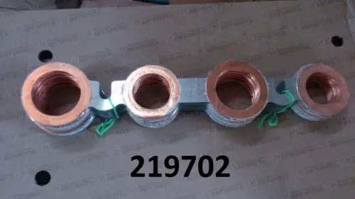 Прокладка Д-160/180 выпускного коллектора (металло медная) 700-40-3880СП - Авторота