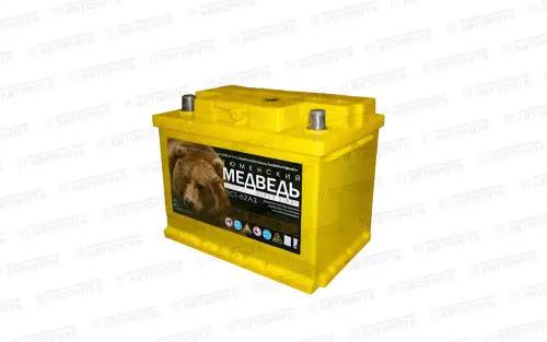 Аккумулятор 6СТ- 62LA Тюмень-Медведь Ca+ - Авторота