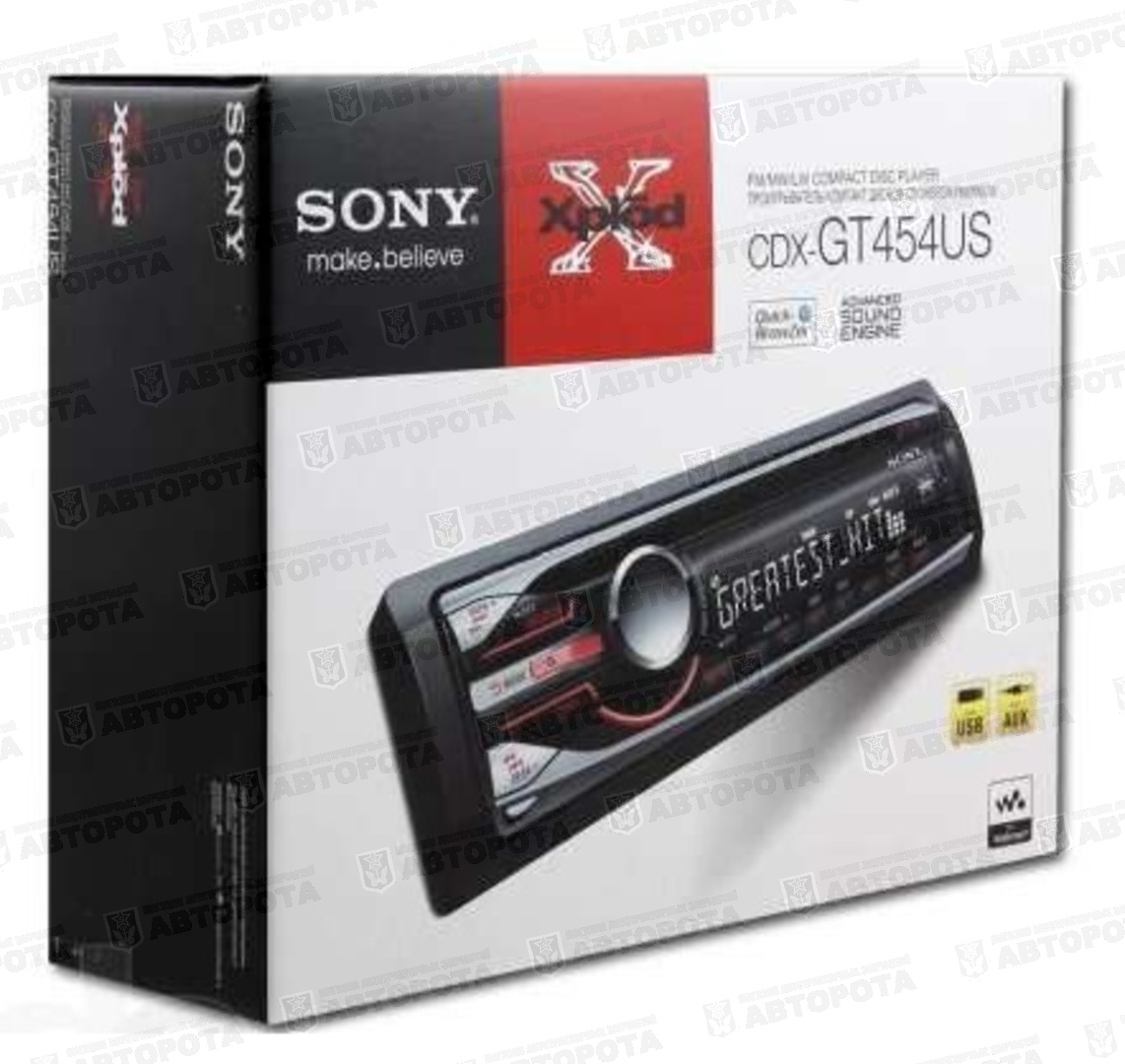 Автомагнитола Sony CDX GT454US (MP3, CD) купить онлайн в автомагазине  Авторота