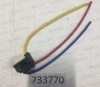 Колодка к фаре Н4 с проводами 7809007 (TE Parts)