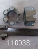 Гайка рул. пальца КАМАЗ М 24х1,5х20 корончатая (под шплинт) 853514 (БелЗАН)