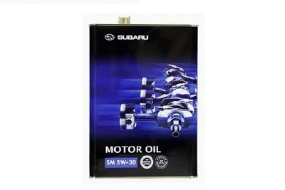 Масло моторное Subaru Motor Oil SM 5W30 (синт.бенз) (4л) - Авторота