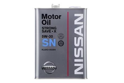 Масло моторное Nissan Motor Oil Strong Save X 5W30 (п/синт.бенз) (4л) - Авторота