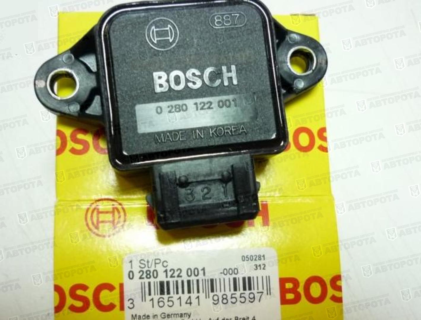 Датчик положения дроссельной заслонки 0 280 122 001 (Bosch) купить онлайн в  автомагазине Авторота