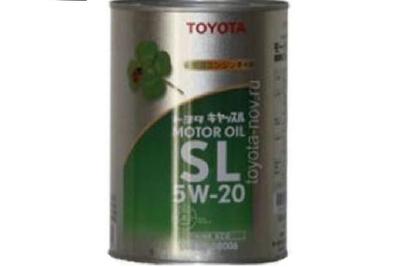 Масло моторное TOYOTA Motor Oil SL 5W20 (синт.бенз) (1л) - Авторота