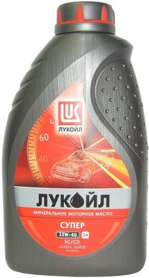 Масло моторное Лукойл Супер 15W40 (мин.бенз/диз) (1л) - Авторота