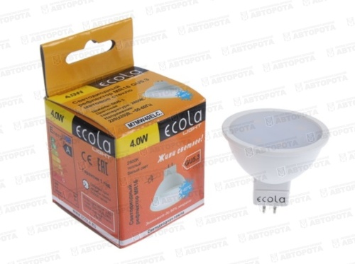 Лампа LED 4Вт GU5.3 2800К 220В Ecola Light - Авторота