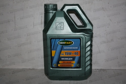 Масло моторное Oil Right Молибден 15W40 SG/CD (мин.бенз/диз) (5л) - Авторота