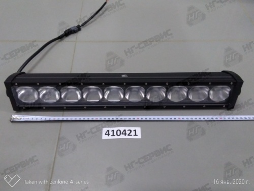 Фонарь автомобильный LED 120W 10 светодиодов 53см 1-рядный ЛайтБар комбо PRO IP69 (redBTR) - Авторота