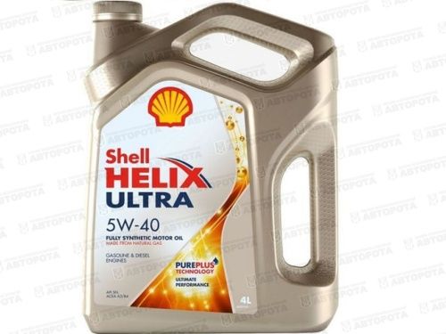 Масло моторное Shell HELIX Ultra 5W40 (синт.бенз/диз/газ) (4л) - Авторота