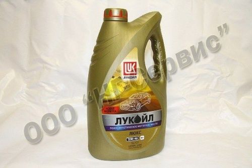 Масло моторное Лукойл Люкс 10W40 (п/синт.бенз/диз)  (4л) - Авторота