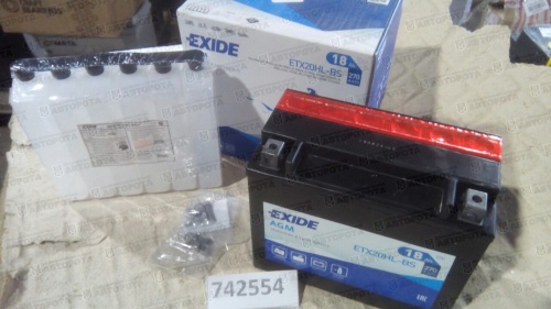 Аккумулятор 6СТ-20HL-BS EXIDE YTX 12V 18А/ч 270A - Авторота