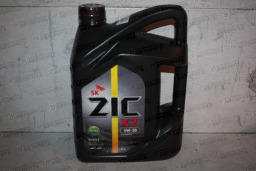 Масло моторное ZIC 5W30 5000 (полусинтетическое для дизельных двигателей) (6л) - Авторота