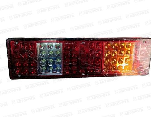 Фонарь задний для а/м КАМАЗ правый LED без подсветки без отражателя с проводом, разъем СЦАЗ 7442.3716-08 (Avtoelectrica) - Авторота