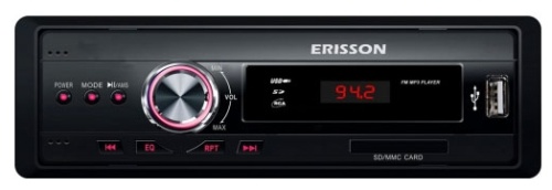 Автомагнитола Erisson RU 1001 (FM, USB порт) - Авторота