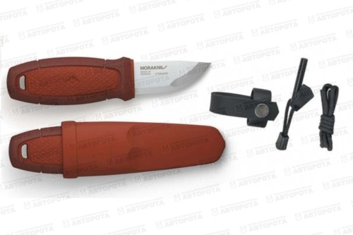 Нож Morakniv Eldris красный, ножны, шнурок, огниво - Авторота