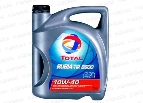 Масло моторное TOTAL RUBIA TIR 8600 10W40 (синт. диз) (5л) - Авторота
