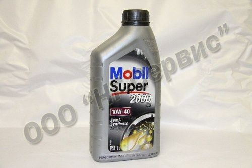 Масло моторное MOBIL SUPER 2000 Х1 10W40 (п/cинт.бенз/диз) (1л) - Авторота