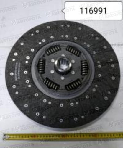 Диск сцепления ведомый для а/м КАМАЗ в сборе 49 1878 007 195 (Sachs) (АЗ КАМАЗ) - Авторота