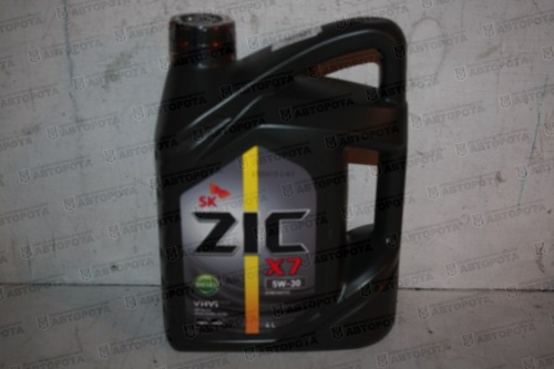 Масло моторное ZIC 5W30 5000 (полусинтетическое для дизельных двигателей) (4л) - Авторота