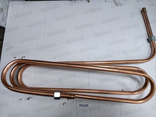 Трубка для а/м КАМАЗ компрессора медная 6520-3506192 - Авторота